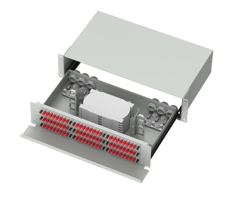 FC型72ポート オプティックファイバー配送パッチパネル