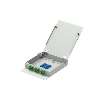 ネットワークODN用の冷式鉄鋼12コアFC APC型光ファイバーFTTHターミナルボックス