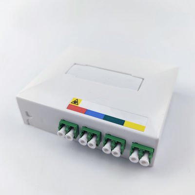 ネットワークなし 4コア 室内FTTH設置用光ファイバー・フェイスプレートソケットパネル