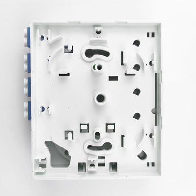 灰色/白色 4コア LC UPC プラスチック ファイバー オプティック フェイスプレート ソケット パネル