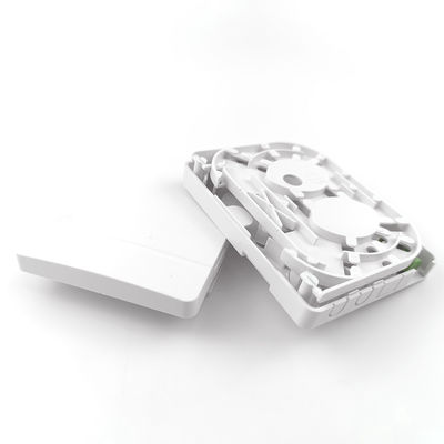 FTTH ネットワーク 室内 壁掛け FC APC プラスチック 光ファイバー フェイスプレート ソケット パネル 2 コア