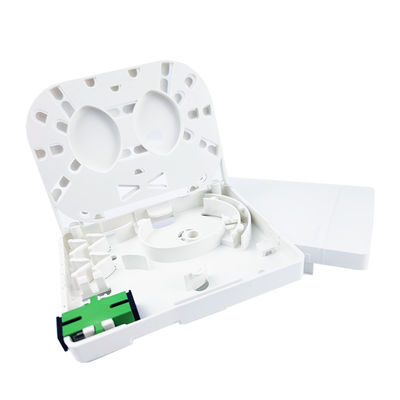 2コアSC APC プラスチックファイバーオプティック フェイスプレート ソケット パネル FTTH ネットワークのインドリア用