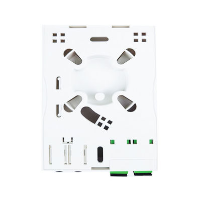 2コアSC APC プラスチックファイバーオプティック フェイスプレート ソケット パネル FTTH ネットワークのインドリア用
