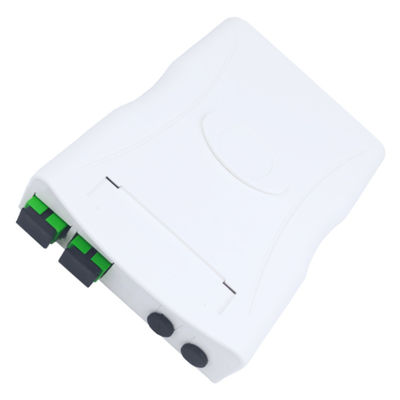 2コアSC APC プラスチックファイバーオプティック フェイスプレート ソケット パネル FTTH ネットワークのインドリア用