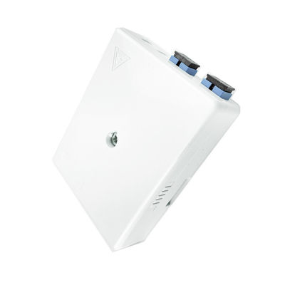 ネットワーク グレー 2 コア UPC プラスチック ファイバー オプティック フェイスプレート ソケット パネル SC 室内用