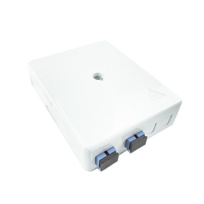 ネットワーク グレー 2 コア UPC プラスチック ファイバー オプティック フェイスプレート ソケット パネル SC 室内用