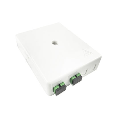 SC APC プラスチック・ファイバー・オプティック・フェイスプレート・ソケット パネル 2 室内・FTTH ネットワーク用のコア