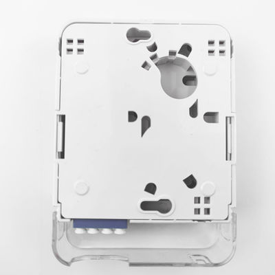 2コア LC/UPC プラスチック光ファイバー フェイスプレート ソケット パネル FTTH ネットワークのインドୋର用