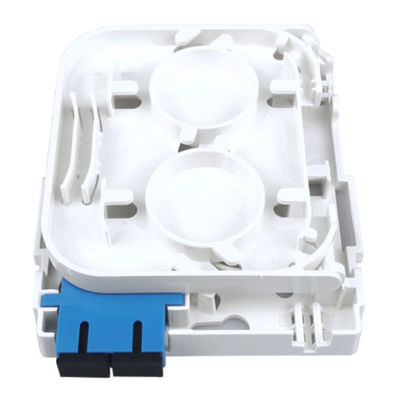 SC UPC 室内FTTHネットワークの設置のためのプラスチック光ファイバーフェイスプレートソケットパネル