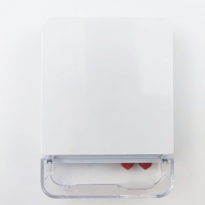 2コア ST UPC プラスチック光ファイバー フェイスプレート ソケット パネル FTTH ホワイト 統合