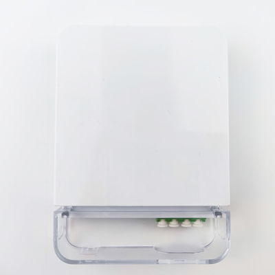 2コア LC APC プラスチック顔プレートソケットパネル 長期間の光ファイバー接続