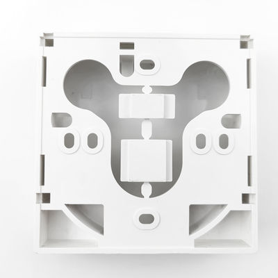 室内FTTHネットワーク用の有線LAN 2コアプラスチック光ファイバーフェイスプレートソケットパネル