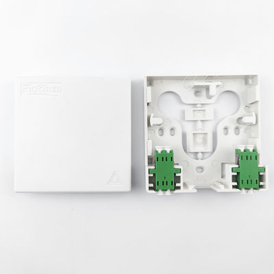 ベスト 2 コア LC APC ワイヤレス LAN ネットワーク 5 のためのプラスチック ファイバー オプティック フェイスプレート ソケット パネル