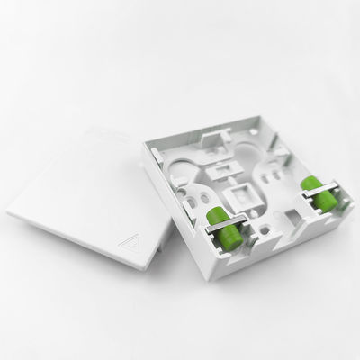 2コアFC APC FTTHネットワーク用プラスチック光ファイバーファセプレットソケットパネル 白/灰色
