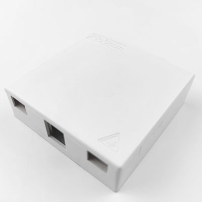 2コアFC APC FTTHネットワーク用プラスチック光ファイバーファセプレットソケットパネル 白/灰色