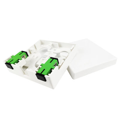 SC APC プラスチック・ファイバー・オプティック・フェイスプレート・ソケット パネル 2 内部のFTTHとPCABS用のコア