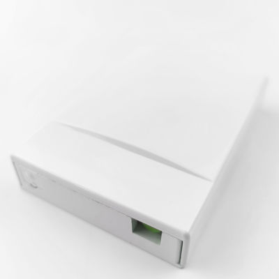 2コアFC/APC 室内FTTHネットワーク用のプラスチック光ファイバーフェイスプレートソケットパネル