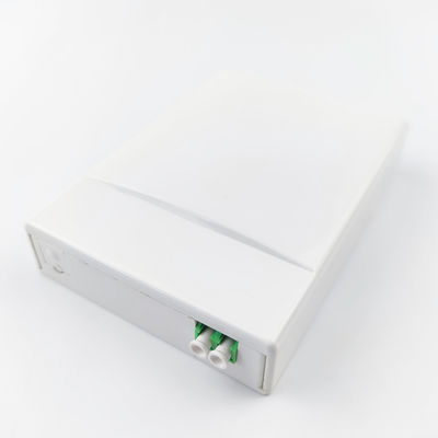 2コア LC APC FTTH用プラスチック光ファイバー フェイスプレートソケットパネル ホワイトタイム 5年
