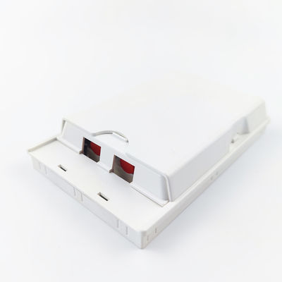 FTTHアプリケーション 2コア プラスチックの光ファイバー フェイスプレートソケットパネル 131*84*24 ABS/PC