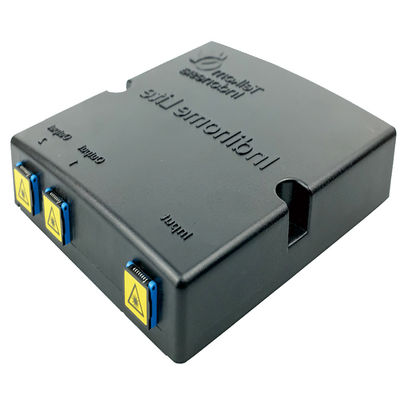 黒いプラスチック光ファイバースプリッタ フェイスプレートソケット パネル FTTH 2コア SC UPC PC