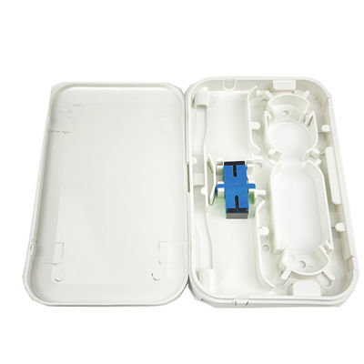 FTTH ネットワーク アプリケーション 白い室内用 プラスチック ファイバー オプティック フェイスプレート ソケット パネル