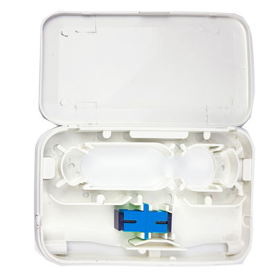 FTTH ネットワーク アプリケーション 白い室内用 プラスチック ファイバー オプティック フェイスプレート ソケット パネル