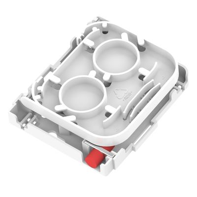 ホワイト1コアFC UPCタイプファイバーオプティックフェイスプレート5 FTTHネットワーク内でのインドୋର用