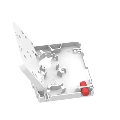 ホワイト1コアFC UPCタイプファイバーオプティックフェイスプレート5 FTTHネットワーク内でのインドୋର用