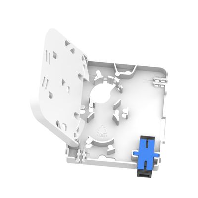 115*86*22mm ファイバーオプティックソケットパネル コンパクトの室内FTTHネットワークの設置用