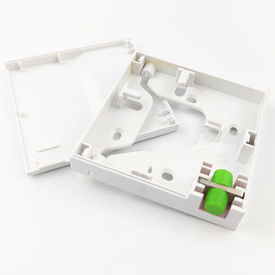 グレーFTTHネットワーク性能のためのベスト1コアFC APCプラスチック光ファイバーソケットパネル