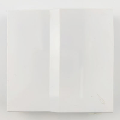 1 ポート LC UPC プラスチック ファイバー オプティック フェイスプレート ソケット パネル 無縫 FTTH 設置