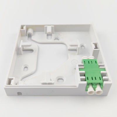 5 ワイヤレスLANネットワーク 1 コア LC APC プラスチックの光ファイバー フェイスプレートソケットパネルに最適