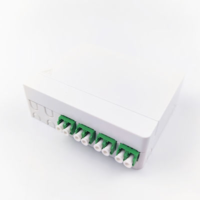 FTTHネットワーク互換性有光ファイバーソケットパネル 4コアABSPC素材
