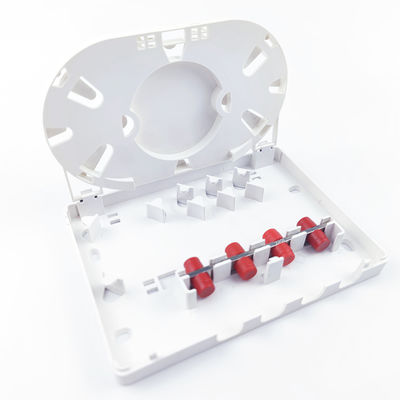 室内ネットワークFTTH 4コアに使用されるFC/UPC プラスチック光ファイバー・フェイスプレートソケットパネル