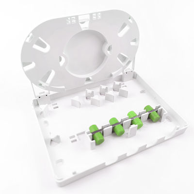FC/APCコネクタタイプ4コア FTTHネットワーク用プラスチック光ファイバー・フェイスプレートソケットパネル