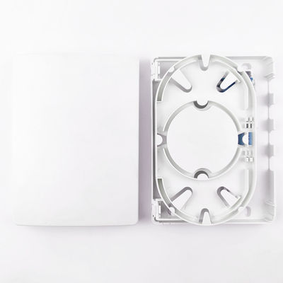 150*110*30mm FTTH ネットワーク インドア 4 コア LC UPC プラスチック ファイバー オプティック フェイスプレート ソケット パネル