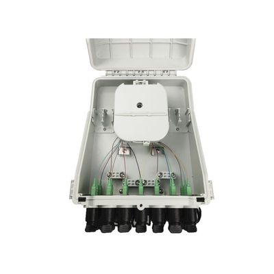 24コア IP65 FTTH 壁掛け/ポール掛け 光ファイバー配送箱 PC ABS素材