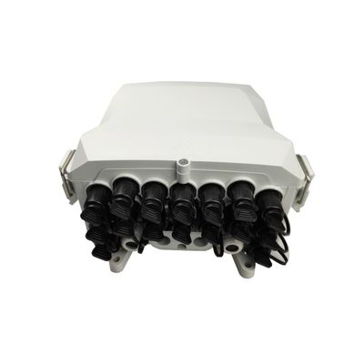 24コア IP65 FTTH 壁掛け/ポール掛け 光ファイバー配送箱 PC ABS素材