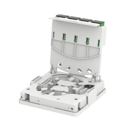 4ポートSC 室内ファイバーソケット壁/DIN-レール FTTH ネットワーク 5 保証