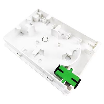 時間 5年 2コア SC APC FTTH ネットワーク用のプラスチック光ファイバー フェイスプレートソケットパネル