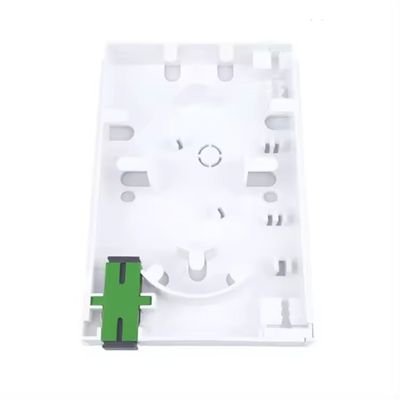 時間 5年 2コア SC APC FTTH ネットワーク用のプラスチック光ファイバー フェイスプレートソケットパネル