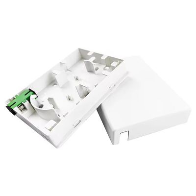 時間 5年 2コア SC APC FTTH ネットワーク用のプラスチック光ファイバー フェイスプレートソケットパネル