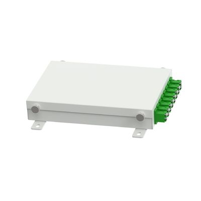 ネットワークFTTH/FTTX端末用のアルミ8コアFC APC型光ファイバー配送箱
