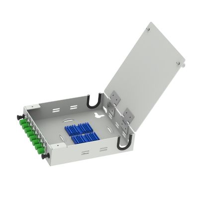 ネットワークFTTH/FTTX端末用のアルミ8コアFC APC型光ファイバー配送箱