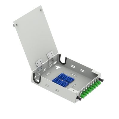 ネットワークFTTH/FTTX端末用のアルミ8コアFC APC型光ファイバー配送箱
