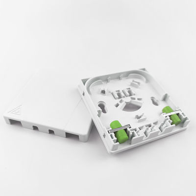 2コアFC APC 密度ODN FTTHネットワークのためのプラスチック光ファイバーフェイスプレートソケットパネル