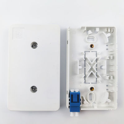 ABS 2コア LC UPC 室内FTTHネットワーク用プラスチック光ファイバー・フェイスプレートソケットパネル
