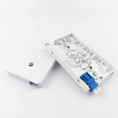 ABS 2コア LC UPC 室内FTTHネットワーク用プラスチック光ファイバー・フェイスプレートソケットパネル