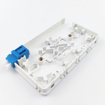 ABS 2コア LC UPC 室内FTTHネットワーク用プラスチック光ファイバー・フェイスプレートソケットパネル