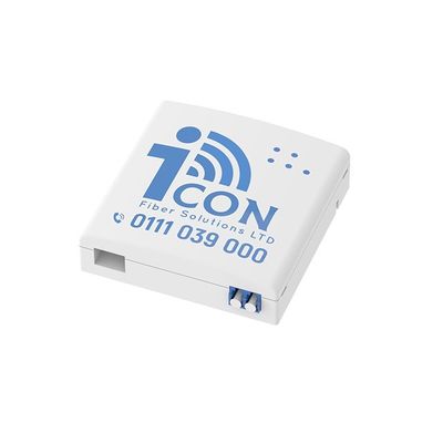 2コア LC UPC プラスチック光ファイバー フェイスプレートソケットパネル